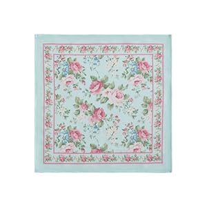 Elrene Home Fashions Spring Summer Vintage Floral Garden Cottage Cloth Dinner Napkins, Set of 4, 17"x17" Elrene Home Fashions Spring Summer Vintage Floral Garden Cottage Cloth Dinner Napkins Set of 4 17×17