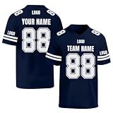Personnalisé Football Americain Maillot à Col en V pour Adulte et Enfant...