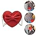 Imagen de SHOWERORO Bolso Bandolera Corazón con Lazo Rojo Bolsa Cruzada Sencilla y Elegante para Mujer Bolso de Hombro de Moda Versátil para Uso Diario