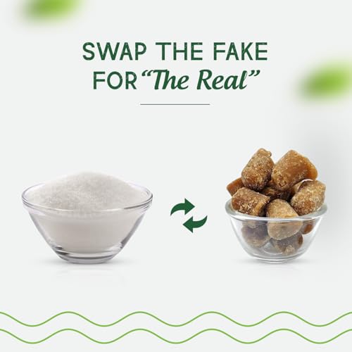 Image of Sweetch Natural Cane Jaggery Cubes 500gm Jar Healthy Sugar Substitute, Desi Gud Bites Size Small | Helps in Digestion | Traditional Sweetener | Sugarcane Jaggery, Gur | Chemincal Free, Nutrient-Rich & Contains Minerals