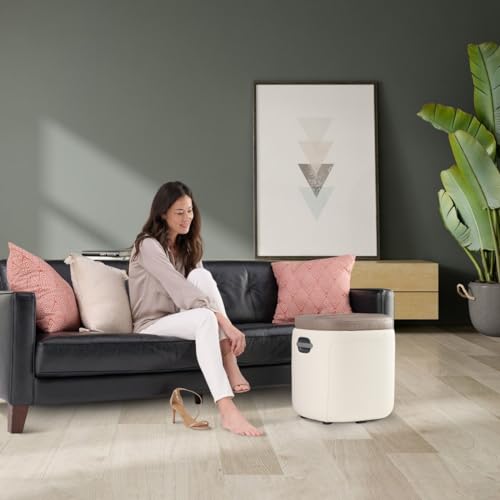 Human Touch Reveal Foot & Calf Massager Ottoman - Heated Air Compression, 3 Auto-Massage Programs & Adjustable Intensity for Stress Relief, Plantar Fasciitis, & Circulation - Includes 1-Year Warranty by Human Touch - Image 6