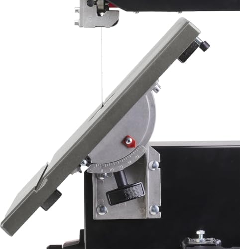 Bild 3 - Einhell Bandsäge TC-SB 245 L (400W, max. Sägebandgeschwindigkeit 726m/min, 245 mm Durchlassbreite, max. Schnitthöhe 101 mm, neigbarer Sägetisch, Parallel- und Winkelanschlag, Absauganschluss)