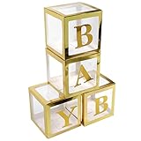 [ENSEMBLE COMPLET] Comprend 4 boîtes de ballons pour baby shower, des lettres et des autocollants pour les décorations DIY