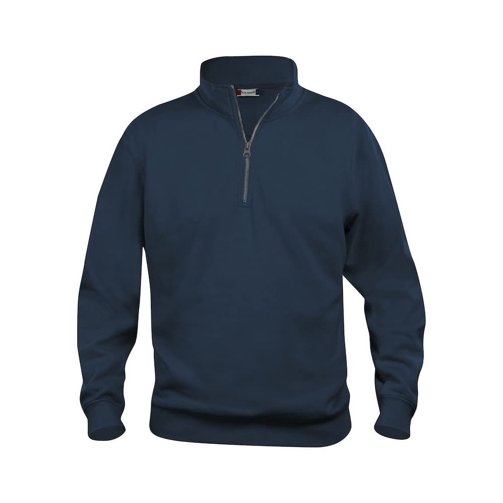 CliQue Unisex Basic Half Zip Sweatshirt Dark Navy 4XL