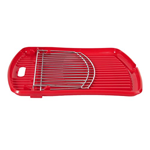 Je Cherche une Idée KB5666/3WEB Egouttoir Pliable Rouge 45 x 33,5 x 12 cm