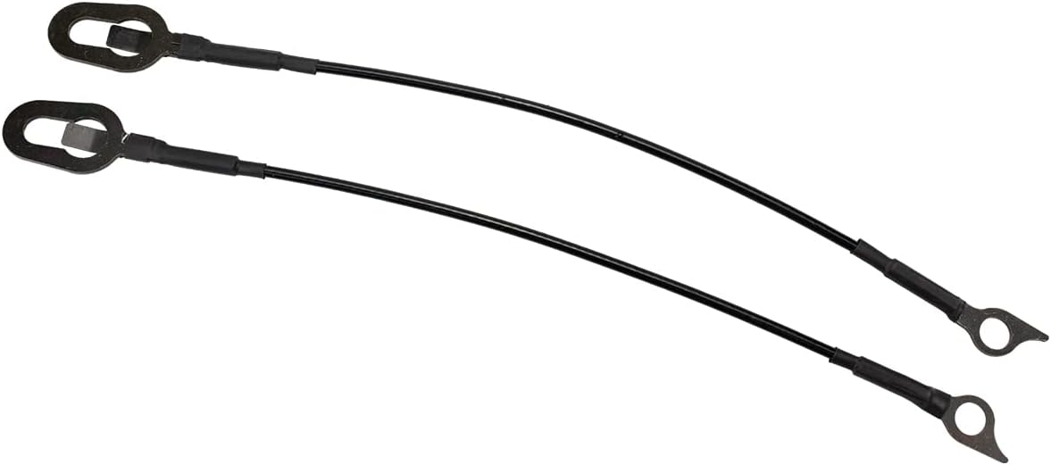 RLB-HILON Tailgate Cable Compatible with 1994-2002 Dodge Ram 1500 2500 3500, 55345124AB 55345125AB, Lift Gate Support Straps Pickup