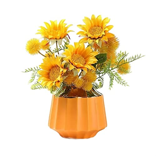 Fleurs artificielles Gul A pour raviver une table basse sombre