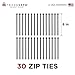 TRADESAFE Lockout Tagout Tags - 30 Danger Do Not Operate Tag with 30 Zip Ties, Premium 32 mil Vinyl, OSHA Compliant Loto Tags for Lock Out Tag Out, Equipment Repair
