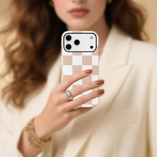 Coque iPhone 17 Pro Max LoeoeL rigide fine et rétro marron - 7