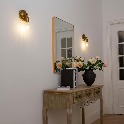 Image of Phansthy Vintage Light Fixture Single Sconce Light Simple Industrial Wall Sconce Lighting Wall Mount Lamps Decorative Wall Lighting for Kitchen Living Room Hallway (Antique)