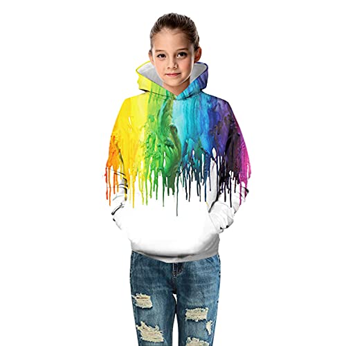 Kids Boy Girl Pullover Hoodie Y2K Hooded Sweatshirt Long Sleeve Shirt Top 3D Print Fashion Fall Winter Clothes3