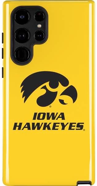 Skinit Impact Phone Case Compatible with Galaxy S25 Ultra - Officially Licensed University of Iowa Hawkeyes Distressed Logo Design