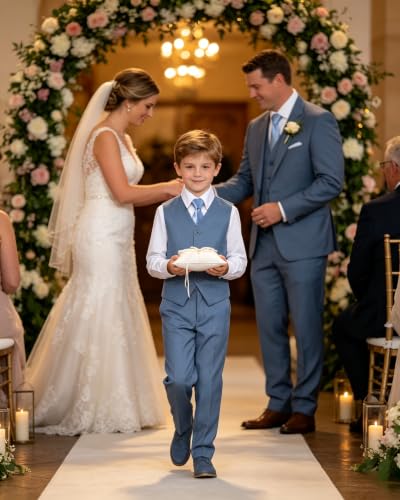 Image of Kids Vest for Boys Formal Suit Vests