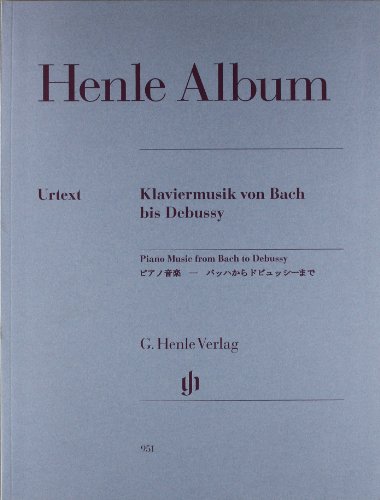 Album Henle (Bach à Debussy) - Piano