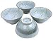 Set of Four Japanese Sakura Cherry Blossom Large Noodle /Soup Bowls 6 1/2 Inches