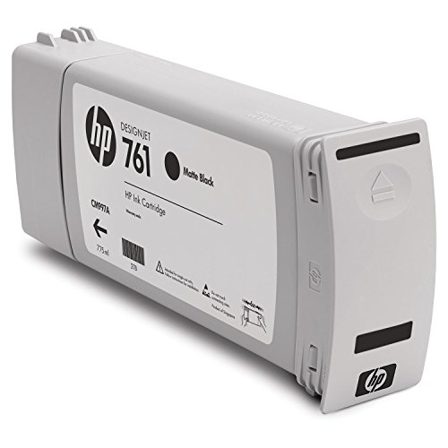 Cartouche d'encre HP 761 noir mat 775 ml CM997A pour traceur technique