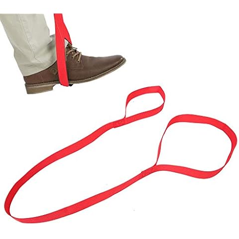 Beinhebergurt Starrer Fußheber, Beinhebegurt Beinbeweglichkeitsgurt Beinhebehilfe Tragbare Behinderte Senior Handheld Mobilitätshilfe, Fußheber Handgriff Mobilitätshilfen für Rollstuhlbett Auto Cover