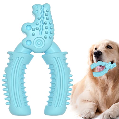 Brinquedos de dentição para cachorros - Brinquedos interativos de jacaré de dentição de cachorro com