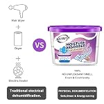 Moisture Absorbers with Lavender Scent,9-Pack Portable Closet Dehumidifier, Odor Eliminator Absorber Bucket, Unscented Humidity Absorber,Cleaner Air Dehumidifier for Closet,Bathrooms - Image 3