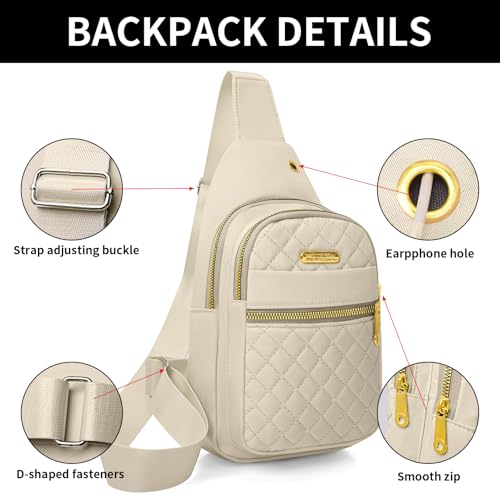 Image of Aisijimo Small Sling Bag For Women Men Casual Crossbody Sling Backpack | Small
