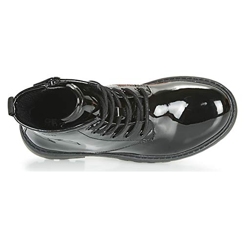 Geox Fille J9420g000hh Chaussures>fille>boots-et-bottines, Noir Blanc, 28 EU