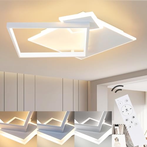 ZMH Deckenlampe LED Deckenleuchte Wohnzimmer - Dimmbar Wohnzimmerlampe 50W...