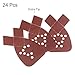 HARFINGTON 24pcs Hook & Loop Sandpapers 600 Grits 12 Holes Triangular Sanding Pads Sheets Mouse Detail Sander Papers Oscillating Tool Sandpapers with Extra Tips for Wood Metal