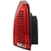 Driver Side Tail Light with Bulbs Halogen Clear and Red Lens Sedan 2Nd Gen fits 2008-2014 Cadillac Cts (4-Door Sedan)