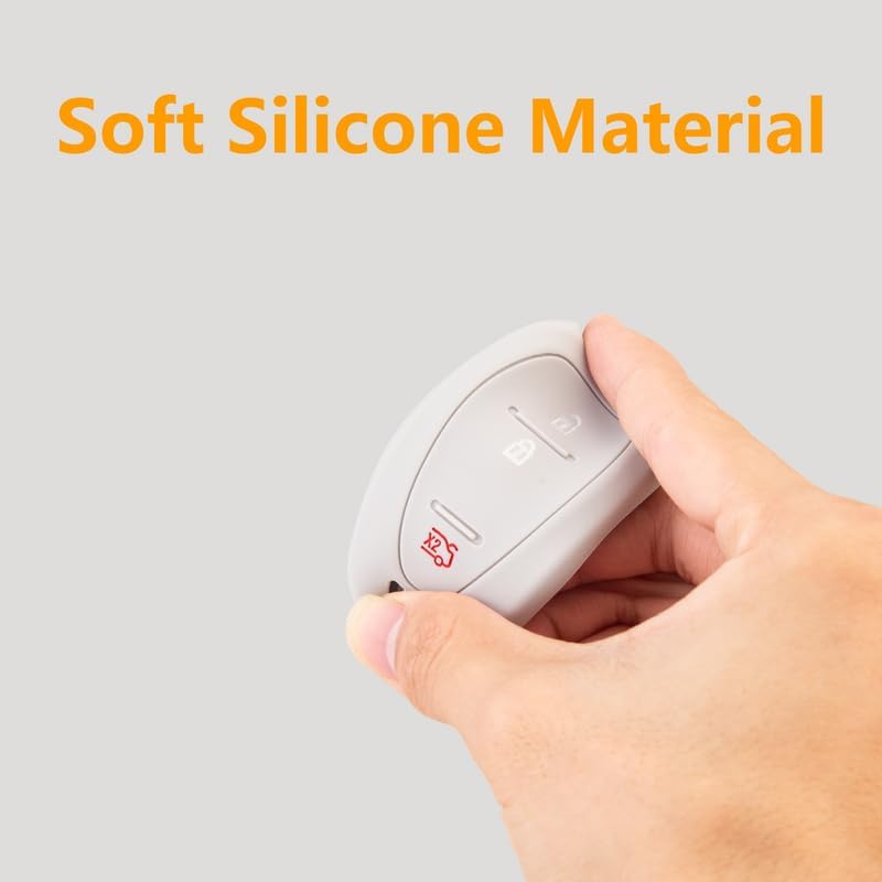 Miniatura 3 de Protector de silicona para llavero, compatible con Chevrolet Equinox Malibu Traverse Chevy Trax 2016-2021, accesorios para automóvil, funda para