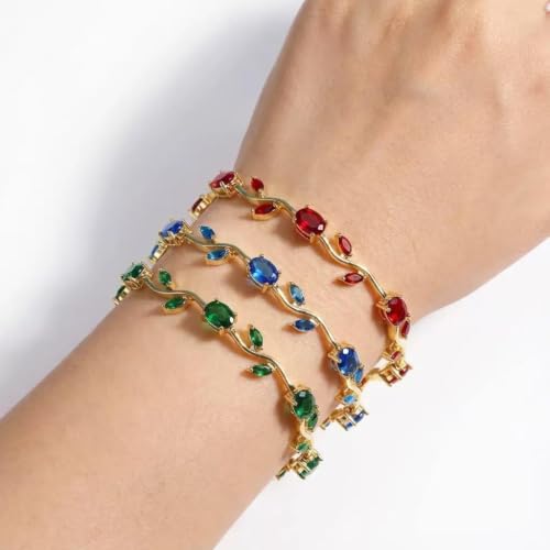 Image of Acnos Wholesale Fine Jewelry Gold Silver Plated Brass Bracelet Exquisite Diamond Zircon Bow and Flower Charm Bracelet for Women