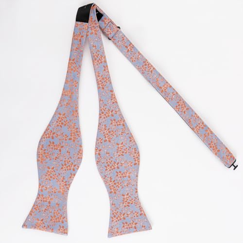 Image of Alizeal Mens 2pcs Floral Pattern Bow Tie Set