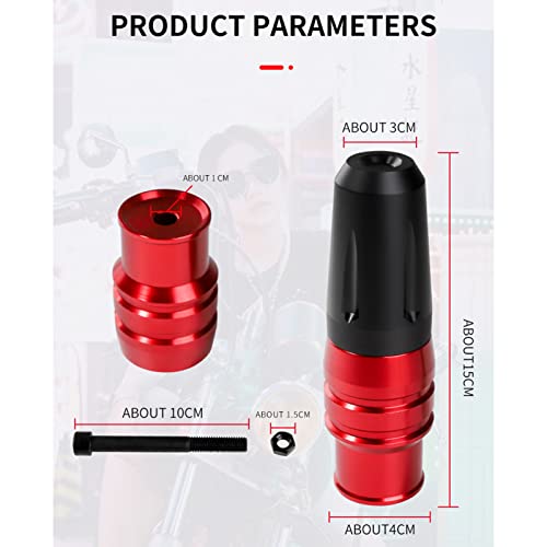 LOUJIN Controles deslizantes modificados da armação do escapamento para motocicleta Barra de proteçã