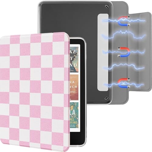 Litvana Detachable Magnetic Case for 7'' Kindle Paperwhite 12th Gen 2024 and Kindle Colorsoft Signature Edition, Slim PU Shel