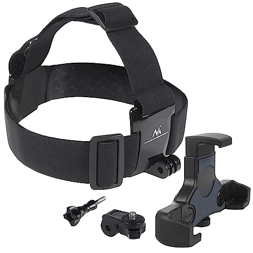 Maclean MC-448 Support Serre-tête Sport pour téléphone Portable, Appareil Photo, GoPro et Autres caméras Universel