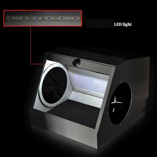 Dentallabor Staubsammler - Modularer Schrank für Sandstrahlen, Ätzen, Schleifen mit Absaugung und Filtration zur Staubbeseitigung