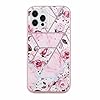 TYWZ Glitter Hoesje voor iPhone 12 Pro Max, Shockproof Soft TPU + Hard Plastic Beschermhoes voor Vrouwen Meisjes – Roze…