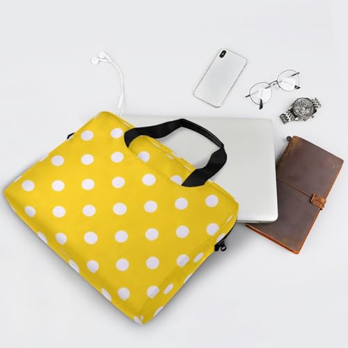 Bolso para Laptop 15.6'' con Asa y Correa Amarillo Lunar miniatura 7