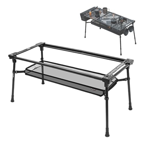 Table de camping en aluminium réglable pour stabiliser vos repas extérieurs