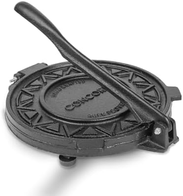 Amazon.com: Cast Iron Tortilla Press, Heavy Duty Tortilla Pataconera ...