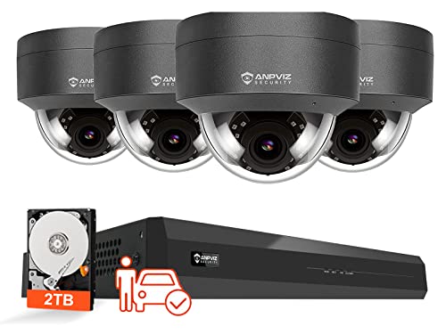 Anpviz 8ch Kit De Videovigilancia 6mp, 8ch 4k 2tb Hdd Nvr, Reconocimiento De Personas E Identificación De Vehículos, 4x Cámaras Domo De Vigilancia Exterior, Grabación Continua 24 7, Ip66 Waterproof Anpviz 8ch Kit De Videovigilancia 6mp, 8ch 4k 2tb Hdd Nvr, Reconocimiento De Personas E Identificación De Vehículos, 4x Cámaras Domo De Vigilancia Exterior, Grabación Continua 24 7, Ip66 Waterproof