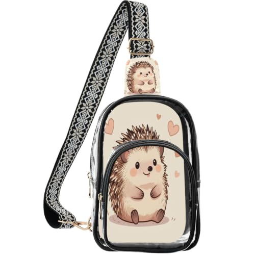 Bolso cruzado en el pecho con correa ancha ergonómica para eventos deportivos