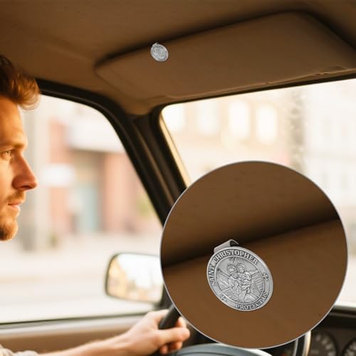Penitue Médaille Saint-Christophe pour Voiture, Médaille Saint-Christophe – vue 7