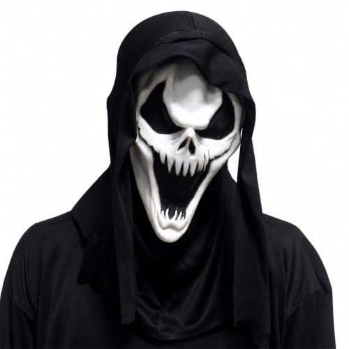 Maschera Ghostface Halloween Horror Scream Bianco Stracci Urlo…
