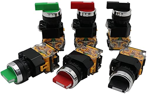 Bouton de sélecteur rotatif 22mm interrupteur marche arrêt 2 positions - 2