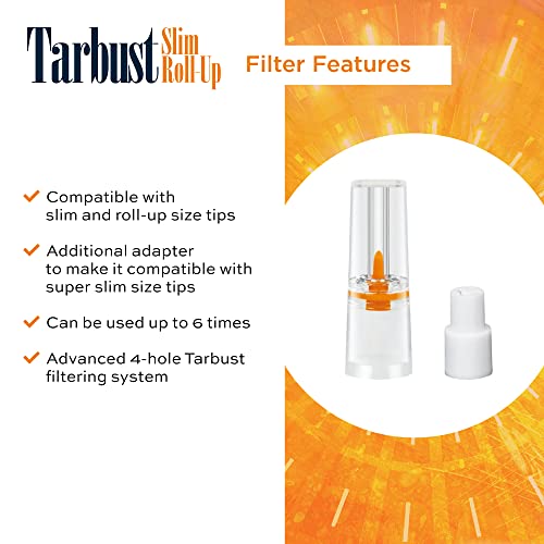 Tarbust Slim 270+30 Sigarettenfilter Opzetstuk, Filter Sigaretten, Anti Teerfilter voor Sigaretten, Anti Teer Filter, Plastic Sigarettenfilter 5.25 mm - 6 mm, Sigarettenmondstuk voor Slim - Afbeelding 4