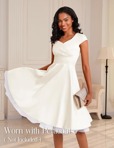 Image of Bbonlinedress Women Short 1950s Retro Vintage Cocktail Party Swing Dresses