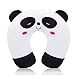 Produktbild Kissen Reise Kind Nackenkissen Geschenk Ultra Soft Cervical Kissen Tiere für Nackenschmerzen Schlaf für Autositz TGV Flugzeug (Panda)