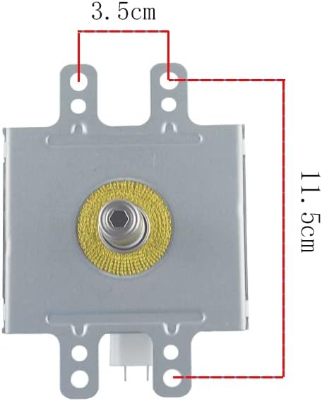 2M167B-M32 Magnetron for Sharp Microwave Oven Magnetron Repair Part Replace NE1057 NE1856 NE1880 NE2780 NN5207 NN5258 R890NW R-890N(S) RV-MZA327WRZO WMH3205XVS-1 2M167B-M16 2M167B-M14 Magnetron