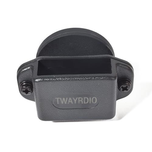 Soporte magnético para radio TWAYRDIO con base de 1.7 pulgadas y gancho de clip para walkie talkie