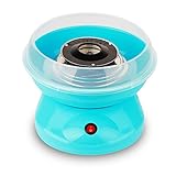 Mini Máquina De Algodão Doce 110v/220v, Fabricante Caseiro de Marshmallow para Crianças, Máquina Elétrica de Marshmallow (Azul,110V Plug)